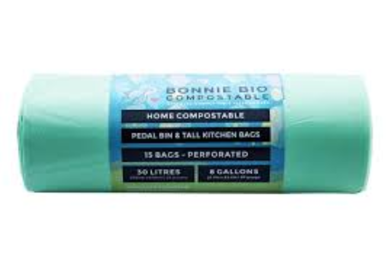 COMPOSTABLE BAGS BLUE W18''XL18''30MIC 30BAGS
